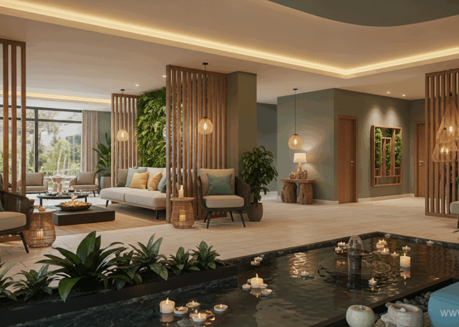 Holistic Harmony Engineering a Tranquil Spa Interior